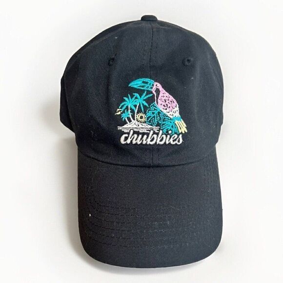 Chubbies Pastel Black Toucan Trucker Hat Mesh Back One Size Adjustable - Picture 1 of 7